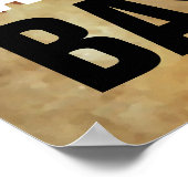 食べ遊Sleep Baseball Artwork ポスター (角)