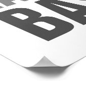 食べ遊Sleep Basketballユニーク Artwork Poster ポスター (角)