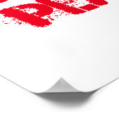 食べ遊Sleep Basketball Player Silette Poster ポスター (角)