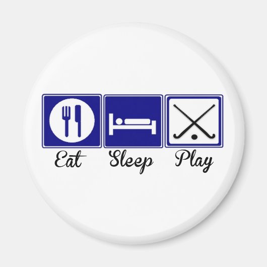 食べ遊Sleep, - Field Hockey マグネット (正面)