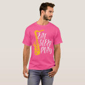 食べ遊Sleep Saxphone Player Orchestra Music Ja Tシャツ (正面フル)