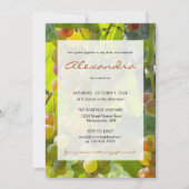 食べ酒と祝お嫁さま 招待状 (正面)