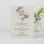 食べ酒と聖降誕祭メリーのモダン祝 メニュー (スタンド正面)