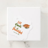 食べ酒に感謝メッセージカード フェイバータグ (インサイチュ)