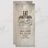 食べ酒を飲んで結婚式結婚したを挙げる プログラム (正面/裏面)