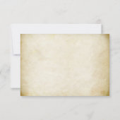 食べ酒を飲んで結婚結婚したRSVP 出欠カード (裏面)