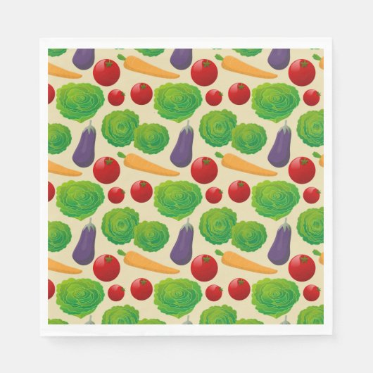 食べ野菜 スタンダードランチョンナプキン (正面)