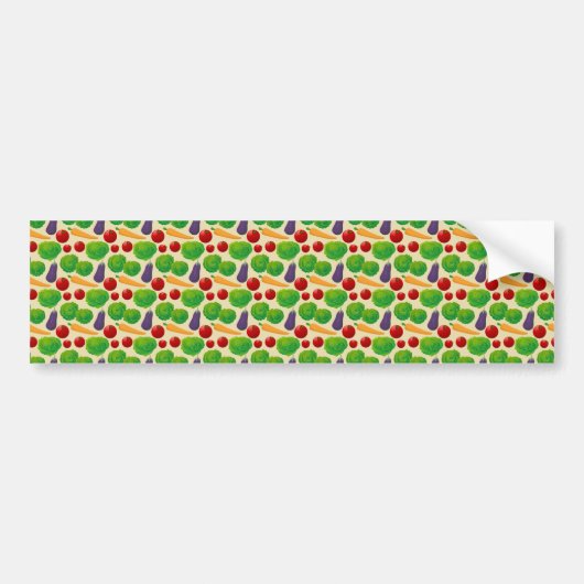 食べ野菜 バンパーステッカー (正面)