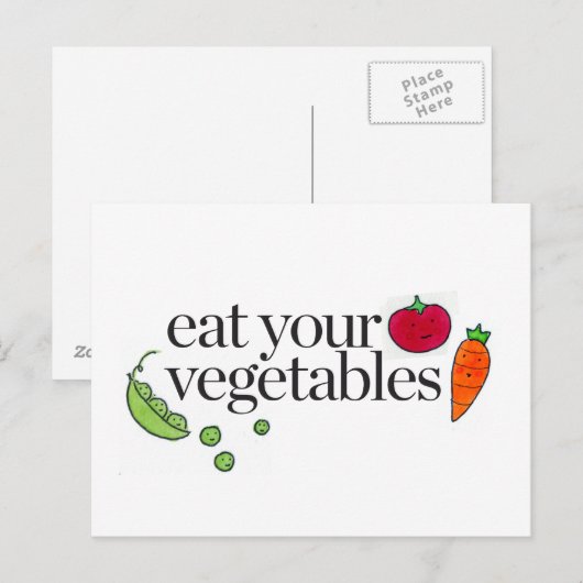 食べ野菜 ポストカード (正面/裏面)