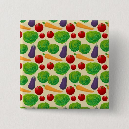 食べ野菜 缶バッジ (正面)