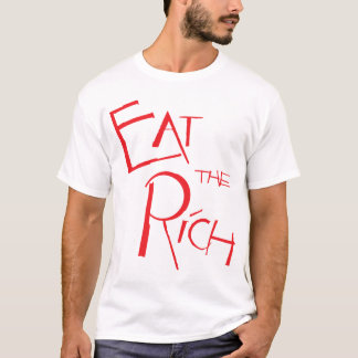 食べ金持ちユニセックス Tシャツ