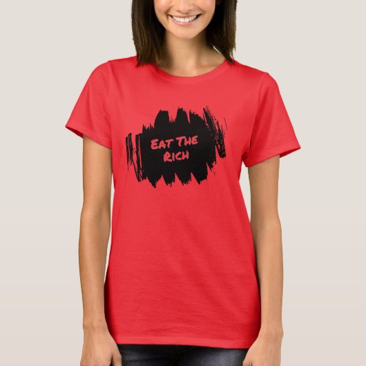 食べ金持ち Tシャツ (正面)