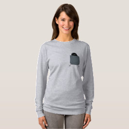 食べ長袖クロウTシャツ Tシャツ