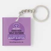 食べ障害支援 キーホルダー (裏面)