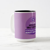 食べ障害支援 ツートーンマグカップ (正面左)