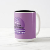 食べ障害支援 ツートーンマグカップ (正面右)