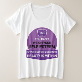 食べ障害支援 プラスサイズTシャツ