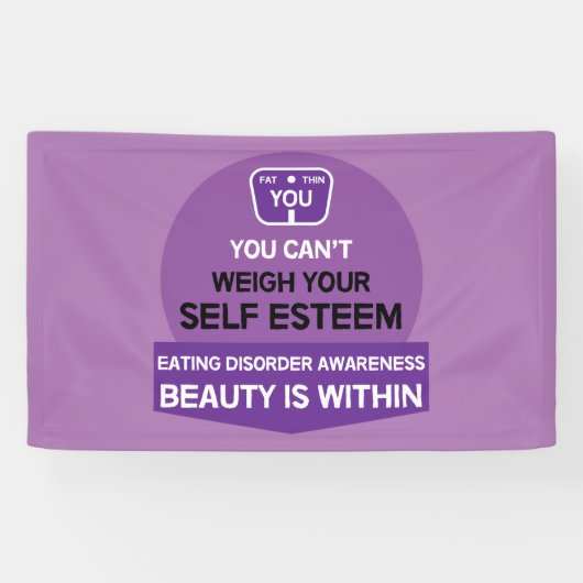 食べ障害支援 横断幕 (横)