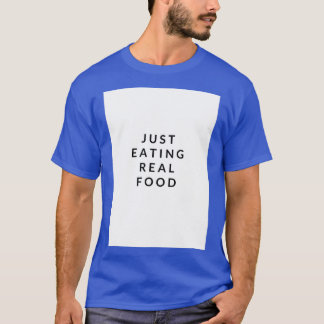 食べ食べ物のスローガン1 Tシャツ