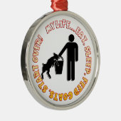 食べ食べ物を与え眠れやぎ！ メタルオーナメント (右)