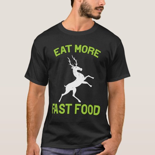 食べ食鹿狩り Tシャツ (正面)