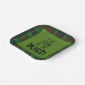 「食べ飲みとビー・アイリッシュ」紙プレート ペーパープレート (傾斜あり)