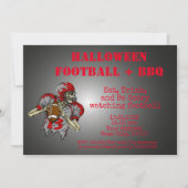 食べ飲みと怖いハロウィーンBBQ招待状 招待状 (正面)