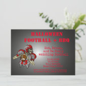 食べ飲みと怖いハロウィーンBBQ招待状 招待状 (スタンド正面)