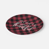 食べ飲みと感謝の祈り ペーパープレート (アングル)