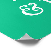 食べ飲みと楽しいクリスマスのポスター ポスター (角)