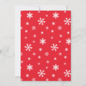 食べ飲みと醜いクリスマスのセーターパーティー 招待状 (裏面)