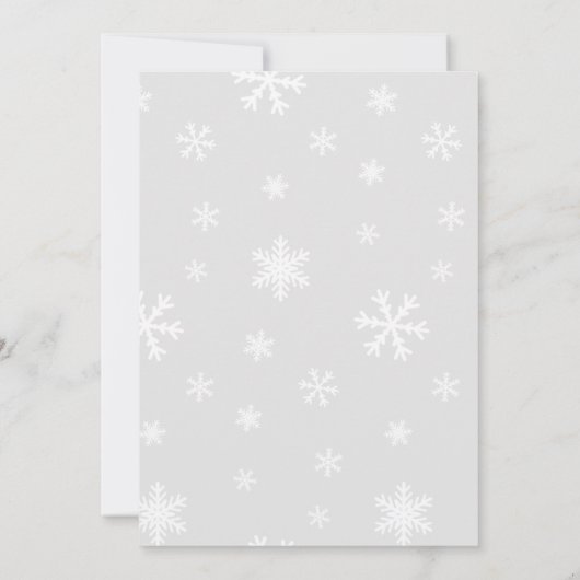 食べ飲みと醜いクリスマスのセーターパーティー 招待状 (裏面)