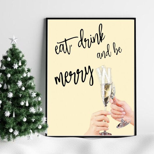 食べ飲みポスターメリー ポスター