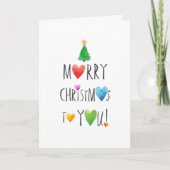 食べ飲みメリーて楽しいクリスマス~ シーズンカード (正面)