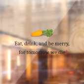 「食べ飲みメリーて、元気で明日の私たちダイエット」 ウィンドウサイン (シート2)