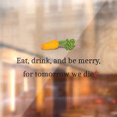 「食べ飲みメリーて、元気で明日の私たちダイエット」 ウィンドウサイン (シート2)