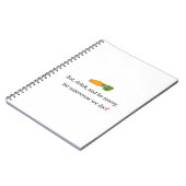 「食べ飲みメリーて、元気で明日の私たちダイエット」 ノートブック (左側)