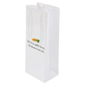 「食べ飲みメリーて、元気で明日の私たちダイエット」 ワインギフトバッグ (正面アングル)