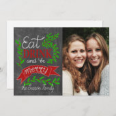 食べ飲みメリーて 招待状 (正面/裏面)