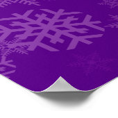 食べ飲み保と紫メリーの穏やかな装飾に ポスター (角)