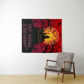 食べ飲み怖いハロウィーン タペストリー (インサイチュ(横))