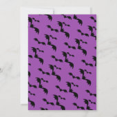 食べ飲み怖い紫のハローウィンパーティ 招待状 (裏面)