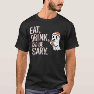 食べ飲み怖い Tシャツ