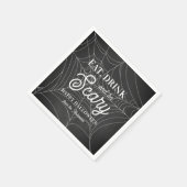 食べ飲み怖がるハローウィンパーティ スタンダードカクテルナプキン (角)