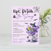 食べ飲み怖がるハローウィンパーティ 招待状 (スタンド正面)