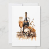 食べ飲み怖がるハローウィンパーティ 招待状 (裏面)