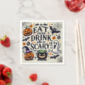 食べ飲み怖がる スタンダードカクテルナプキン (インサイチュ)