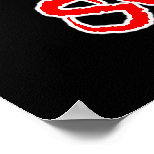 食べ飲み怖がる ポスター (角)