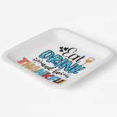 食べ飲み感謝 ペーパープレート (傾斜あり)