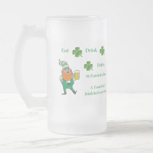 食べ飲み楽しむて フロストグラスビールジョッキ (左)